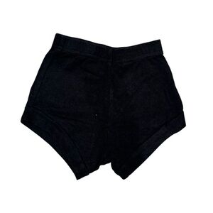 TINY BUTTON APPAREL Classic Black Kids Shorts - size 3/4